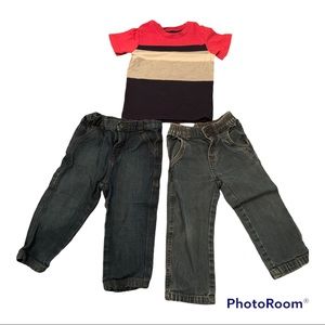 Boys 2T Jeans and Tee Bundle